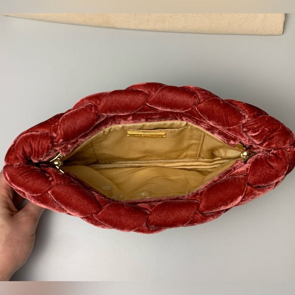 Loeffler Randall Aviva Woven Clutch - Pink - Picture 5 of 7